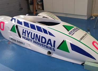 Motor Racing Vehicle Signwriting